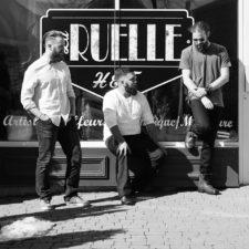Coupe pour homme en noir et blanc - Salon la Ruelle (salon de coiffure à Chambly)